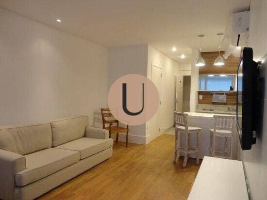 Apartamento com 1 dormitório para alugar, 62 m² por R$ 11.914,49/mês - Itaim Bibi - São Paulo/SP